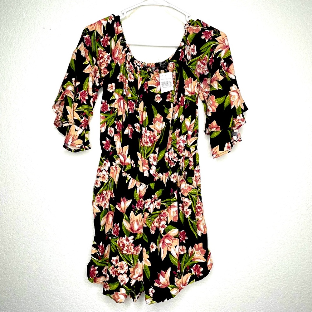 *TOXIK3* Med Floral Romper